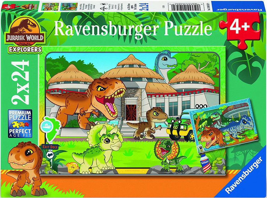 ΠΑΖΛ ΔΕΙΝΟΣΑΥΡΑΚΙΑ RAVENSBURGER (2Χ24) 44 ΚΟΜΜΑΤΙΑ RAVENSBURGER
