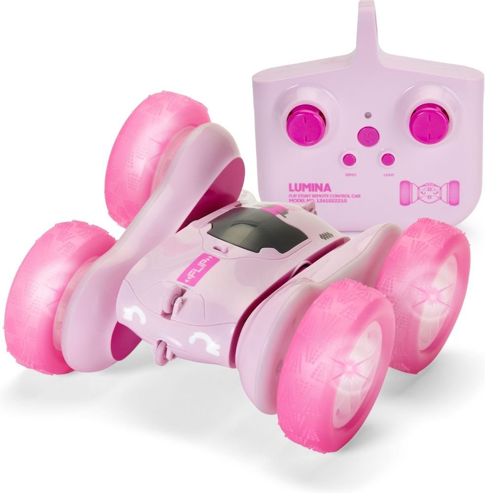 ΤΗΛΕΚΑΤΕΥΘΥΝΟΜΕΝΟ ΟΧΗΜΑ SHARPER IMAGE 360° FLIP STUNT LUMINA PINK