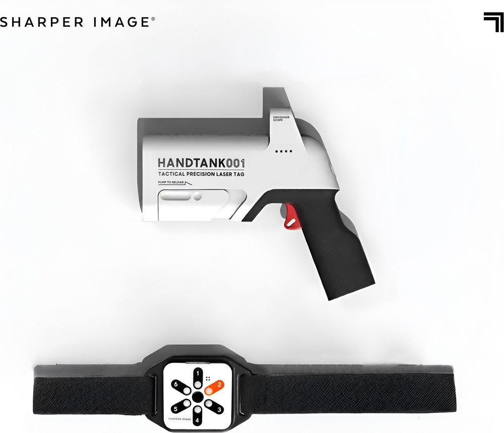 NERF ΣΕΤ ΟΠΛΑ SHARPER IMAGE LASER TAG HANDTANK BATTLE PACK