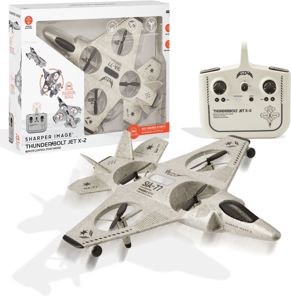 SHARPER IMAGE ΤΗΛΕΚΑΤΕΥΘΥΝΟΜΕΝΟ DRONE SHARPER IMAGE 2.4G 360° THUNDERBOLT JET X-2