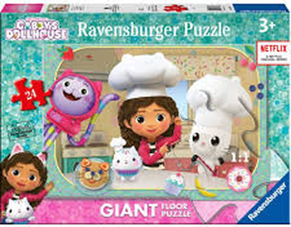 ΠΑΖΛ ΔΑΠΕΔΟΥ GABBY'S DOLLHOUSE RAVENSBURGER 24 ΤΕΜ. RAVENSBURGER