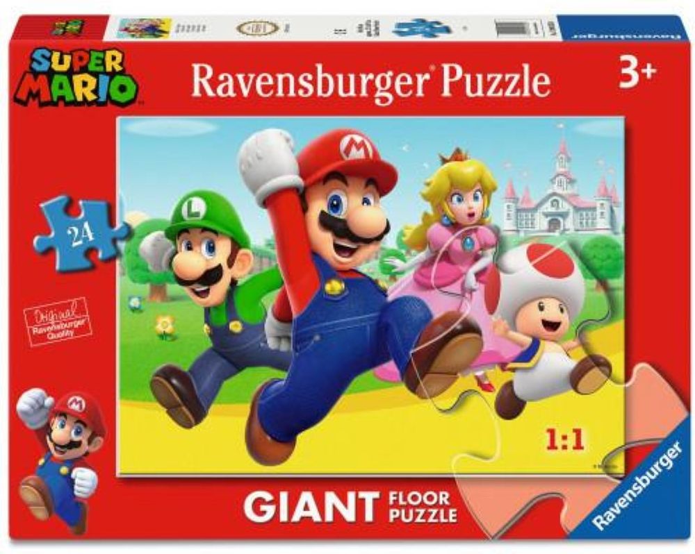 ΠΑΖΛ ΔΑΠΕΔΟΥ SUPER MARIO RAVENSBURGER 24 ΤΕΜ. RAVENSBURGER