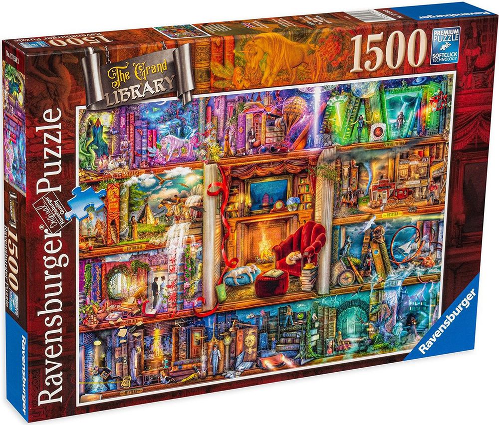 ΜΕΓΑΛΗ ΒΙΒΛΙΟΘΗΚΗ RAVENSBURGER 1500 ΚΟΜΜΑΤΙΑ