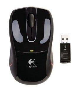 LOGITECH 910-000497 V320 CORDLESS NOTEBOOK OPTICAL MOUSE BLACK