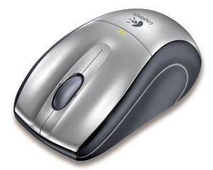 LOGITECH 910-000495 V320 CORDLESS NOTEBOOK OPTICAL MOUSE BLACK