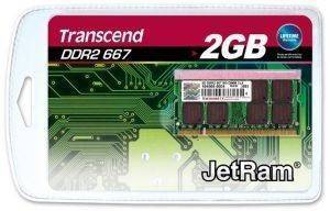 TRANSCEND JM667QSU-2G 2GB SO-DIMM DDR2 PC2-5300 667MHZ