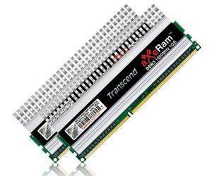 TRANSCEND TX1600KLU-2GK AXERAM 2GB (2X1GB) DDR3 PC12800 1600MHZ DUAL CHANNEL KIT