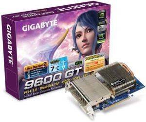 GIGABYTE GEFORCE 9600GT GV-NX96T1GHP 1GB PCI-E RETAIL