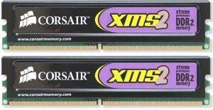CORSAIR XMS2 DHX DDR2 4GB (2X2GB) PC2-8500 (1066MHZ) DUAL CHANNEL KIT