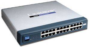 LINKSYS SR224 SWITCH 24PORTS 10/100 RACK METAL