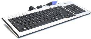 TRUST KEYBOARD 1800S SLIMLINE ALUMINIUM GR