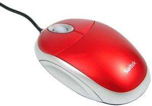 SAITEK DESKTOP OPTICAL MOUSE RED