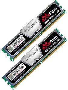 TRANSCEND TX1066QLU-2GK AXERAM 2GB (2X1GB) DDR2 PC8500 1066MHZ DUAL CHANNEL KIT