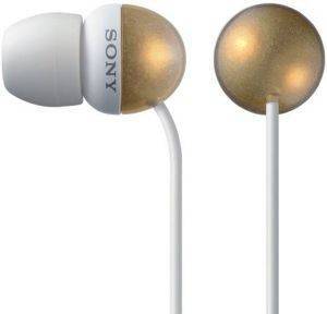 SONY MDR-EX33LPN IN-EAR HEADPHONES DEEP BASS GOLD
