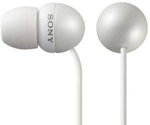 SONY MDR-EX33LPW IN-EAR HEADPHONES DEEP BASS WHITE