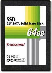 TRANSCEND TS64GSSD25S-M SOLID STATE 2.5\'\' 64GB MLC SATA BLACK