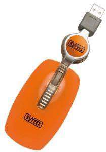 SWEEX NOTEBOOK OPTICAL MOUSE SUNSET ORANGE