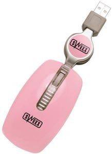 SWEEX NOTEBOOK OPTICAL MOUSE BABY PINK