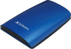 VERBATIM 320GB 2.5\'\' PORTABLE COLOUR EDITION BLUE HARD DRIVE USB 2.0