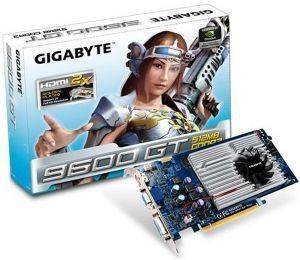GIGABYTE GEFORCE 9600GT GV-N96TGR-512I DDR3 CUDA 512MB PCI-E RETAIL