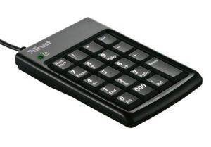 TRUST KP-1200P NUMERIC KEYPAD & USB HUB