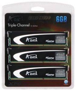 ADATA 6GB (3X2GB) DDR3 PC3-12800 XPG EXTREME EDITION 1600MHZ TRIPLE CHANNEL KIT