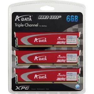 ADATA 6GB (3X2GB) DDR3 PC3-10666 PLUS SERIES 1333MHZ TRIPLE CHANNEL KIT