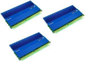 KINGSTON KHX2000C9D3T1K3/3GX DDR3 3GB (3X1GB) PC16000 2000MHZ HYPERX TRIPLE CHANNEL KIT