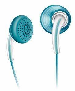 PHILIPS SHE3652 BLUE IN-EAR NECKSTRAP HEADPHONES