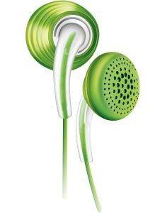 PHILIPS SHE3621 GREEN IN-EAR HEADPHONES