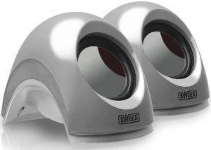 SWEEX NOTEBOOK SPEAKER SET SILVER SHADOW