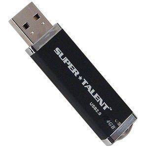 SUPERTALENT 4GB USB READYBOOST DRIVE BLACK