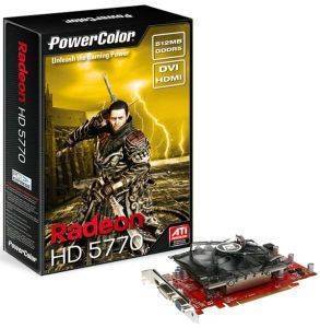 POWERCOLOR RADEON HD5770 512MD5-H 512MB PCI-E RETAIL