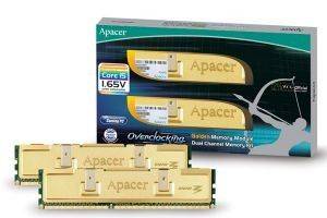 APACER 2GB (2X1GB) DDR3 PC10600 1333MHZ GOLDEN COVER DUAL CHANNEL KIT