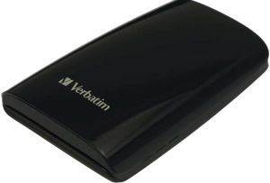 VERBATIM 500GB 2.5\'\' PORTABLE COLOUR EDITION BLACK HARD DRIVE USB 2.0