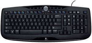 LOGITECH 920-000050 MEDIA KEYBOARD 600 BLACK GR