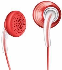 PHILIPS SHE3650 RED IN-EAR NECKSTRAP HEADPHONES