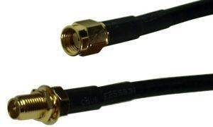 LEVEL ONE ANC-1470 ANTENNA EXTENSION CABLE RPSMA PLUG TO M/F 10M