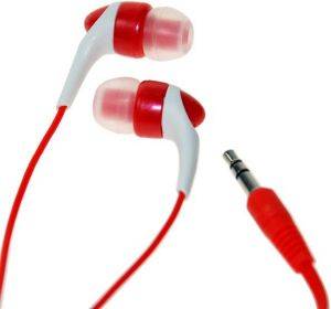 MAXELL CANALZ HEADPHONES RED