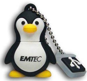 EMTEC 8GB USB 2.0 HS ANIMAL PENGUIN