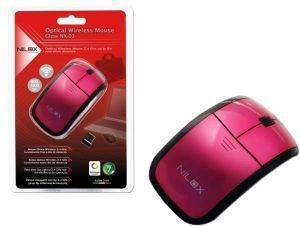 NILOX WIRELESS NANO MOUSE PURPLE 1600DPI