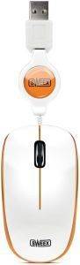 SWEEX NOTEBOOK MOUSE ORANGE USB