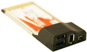 NILOX PCMCIA COMBO USB2.0 + IEEE 2PORT PORT 2