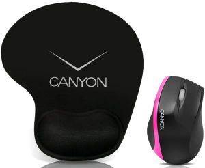 CANYON CNR-MSPACK4P SUPER OPTICAL MOUSE PLUS MOUSE PAD PINK
