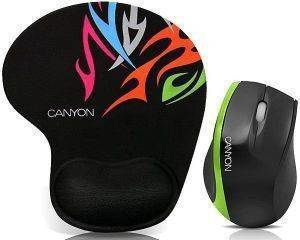 CANYON CNR-MSPACK4G SUPER OPTICAL MOUSE PLUS MOUSE PAD GREEN