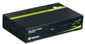 TRENDNET TE100-S50G 5-PORT 10/100MBPS GREENNET SWITCH
