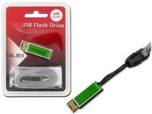 NILOX 4GB USB FLASH DRIVE GREEN