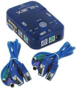 NILOX 2PORT PS/2 KVM SWITCH