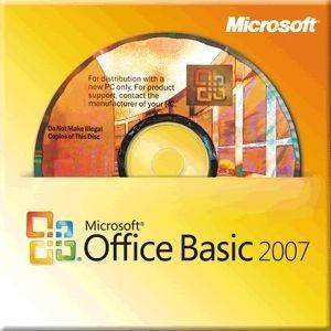MICROSOFT OFFICE BASIC 2007 ENGLISH DSP