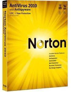 NORTON ANTIVIRUS 2010 1 USER 3 PC GR RETAIL